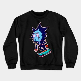 Rick styles zombie Galaxy Crow Crewneck Sweatshirt